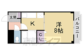 リヴィエールＩ 207 ｜ 京都府京田辺市三山木山崎（賃貸マンション1K・2階・26.49㎡） その2