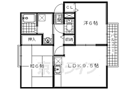 ファミール州見Ａ・Ｂ・Ｃ・Ｄ棟 B102 ｜ 京都府木津川市州見台4丁目（賃貸アパート2LDK・1階・51.00㎡） その2