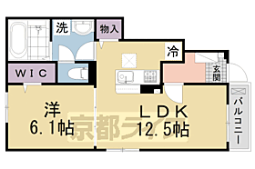 エスポワール下赤田 101 ｜ 京都府綴喜郡井手町大字井手小字下赤田（賃貸アパート1LDK・1階・44.70㎡） その2