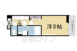 ヒカルサ枚方村野高見台 1階1Kの間取り