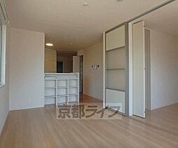 近鉄京都線 寺田駅 徒歩4分の賃貸アパート 1階2LDKのリビング/ダイニング