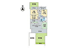 ポレスター伊賀上野 101 3SLDKの間取り