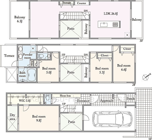 間取り 大田区上池台4丁目