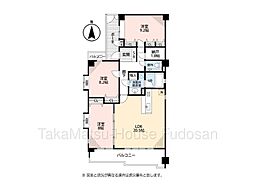 藤和祖師谷ホームズ 3SLDKの間取図画像