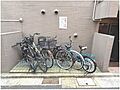 駐輪スペースも...