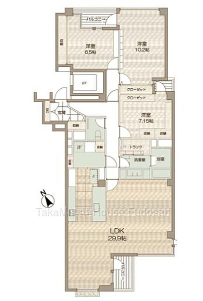 間取りを拡大表示