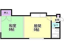 間取図画像 1DK