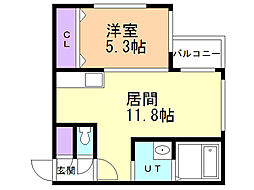 間取図画像 1LDK