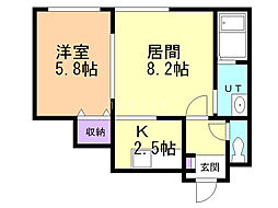 間取図画像 1LDK