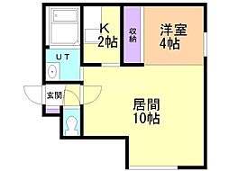 間取図画像 1LDK