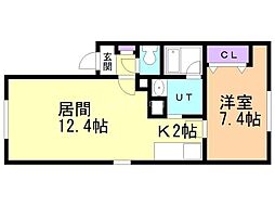 間取図画像 1LDK