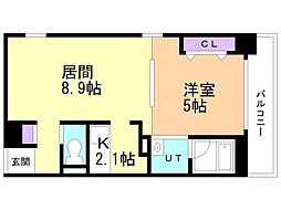 間取図画像 1LDK