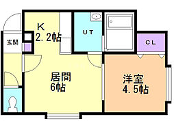 間取図画像 1LDK