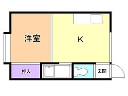 間取図画像 1DK
