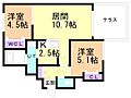 RESIDENCESHINMEI新道東1階8.9万円