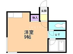 ローヤルハイツN432 ワンルームの間取図画像