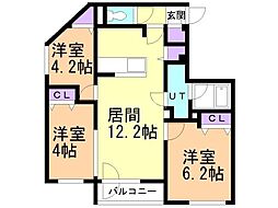 間取図画像 3LDK