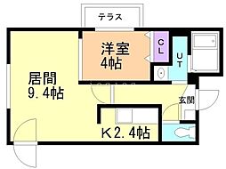 間取図画像 1LDK