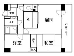 ゆとり31 2LDKの間取図画像