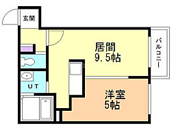 Standard 1LDKの間取図画像