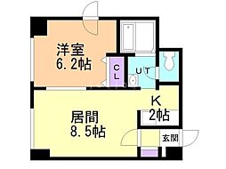 エテルナ.N9 1LDKの間取図画像