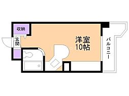 ラ・パルフェ・ド・札幌 ワンルームの間取図画像