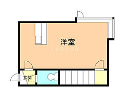 グランステージ北13条 1Kの間取図画像