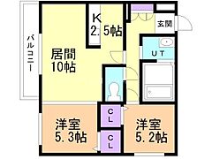 物件の間取り