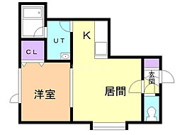 間取図画像 1LDK