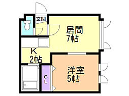 フォレスト豊平II 2階