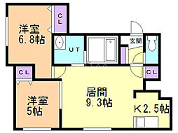 グローブアベニュー弐番館 2階