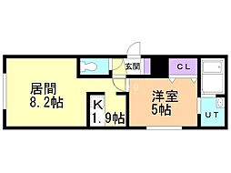 間取図画像 1LDK