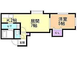 間取図画像 1LDK