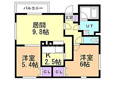 物件の間取り