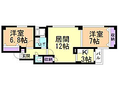 物件の間取り