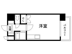 ヌーベルアーバンシティ ワンルームの間取図画像