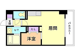 HF東札幌レジデンス 1LDKの間取図画像