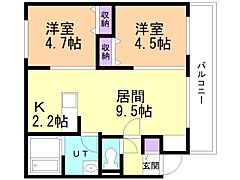 物件の間取り