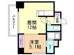 SEIRA南郷7 1LDKの間取図画像