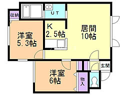 ルミエールグリーンコート 2階