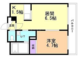 間取図画像 1LDK