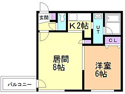 間取図画像 1LDK