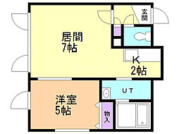 フォレスト平岡II 2階