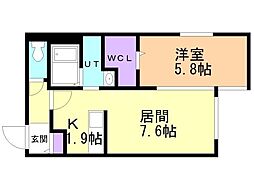 間取図画像 1LDK