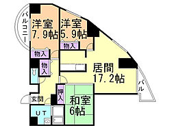 間取図画像 3LDK