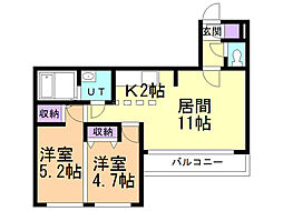 オッティモ　リヴェッロ 2階