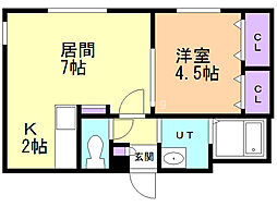 間取図画像 1LDK