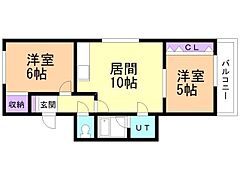 物件の間取り