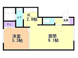 間取図画像 1LDK
