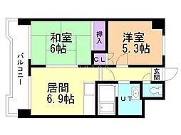 間取図画像 2DK